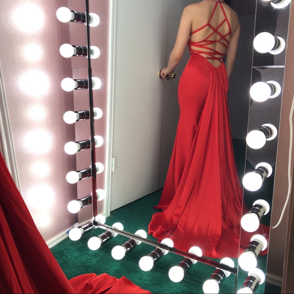 Red Prom Dress - Picture 2 of 5